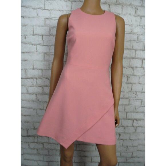 $385 Elizabeth and James Apricot New Ayla Layered Fit & Flare Dress 2 NWT - Picture 2 of 6